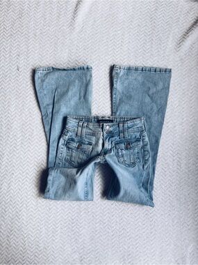 Y2K 2000s Aeropostale Low Rise Flare Jeans Size 000